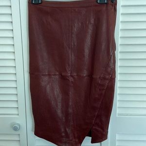 Elizabeth and James leather skirt